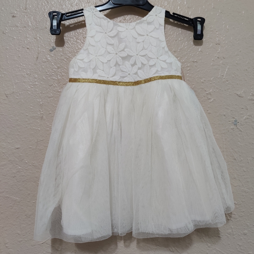 Cat & Jack White Dress - 2T
